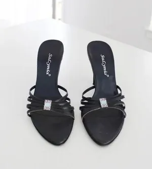 Vintage Y2K Jewel Strappy Mule Heels thumbnail 2
