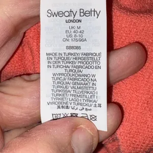 Sweaty Betty After Class Relaxed Hoodie Coral Pink Thumbhole Pocket Athleisure‎ thumbnail 8