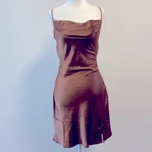 NWT Princess Polly chocolate brown slip dress thumbnail 3