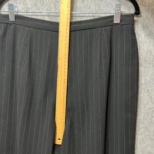 Vintage Dani Max Pinstripe Dress Pants Elastic Waist Trousers‎ Career Size 12 thumbnail 5
