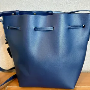 Disney Donald Blue Bucket Style Tote/Purse Pull‎ Closure Key Chain NWOT thumbnail 2
