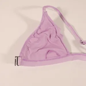NWT Seafolly X Revolve Shine On Fixed Tri Bikini in Lilac thumbnail 10