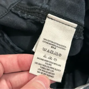 Free People Boyfriend Chino Utility Pants Black Size 6 thumbnail 8