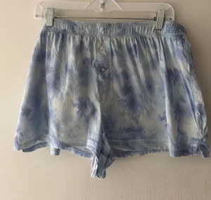 PINK Victoria’s Secret Blue Tie Dye Sleep‎ Shorts thumbnail 1