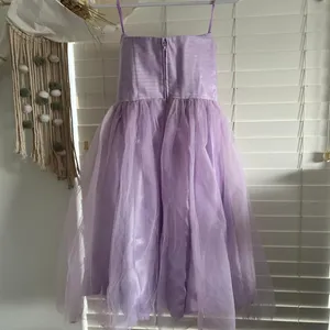 Hell Bunny Tamara Vixen Lilac Tulle Corset Midi Dress Fairycore XS whimsi goth thumbnail 2