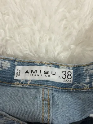 Amisu Vintage Floral Jeans thumbnail 3