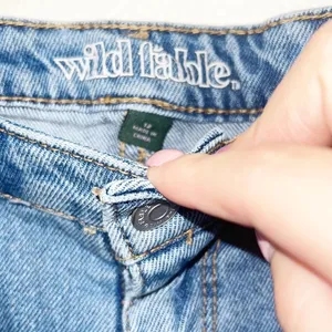 Wild Fable High Rise Kick Flare Distressed Raw Hem Jeans thumbnail 7