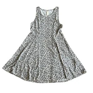 Altar’d State Leopard Print Full A-Line Sleeveless Stretch Mini Dress Small thumbnail 1