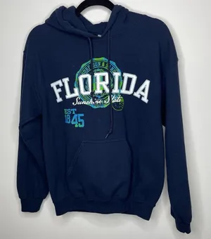 Gildan- Navy Blue Florida Hoodie thumbnail 1