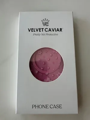 Velvet Caviar Pink Cherry Blossom Glitter Phone Case iPhone 16 Pro thumbnail 3