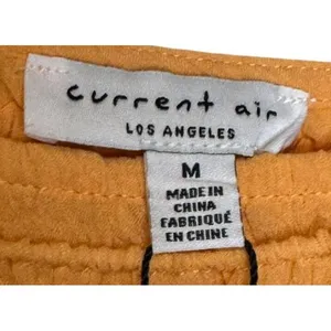 Current Air Women's Top‎ Wide Neck Chest Smocked Boxy Fit Cantaloupe Medium NWT thumbnail 6