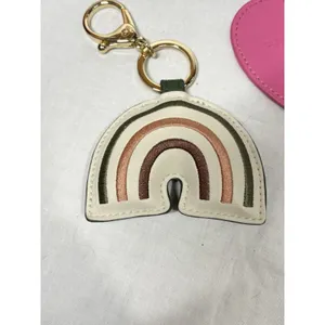 Lot of 3 Keychains Mini Coin Purses Itzy Ritzy Rainbow Bath and Body Works Heart thumbnail 3