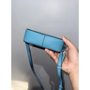 Coach Mini Serena Crossbody Bag 97561 Aqua‎ Crossgrain Leather MINT Z thumbnail 5