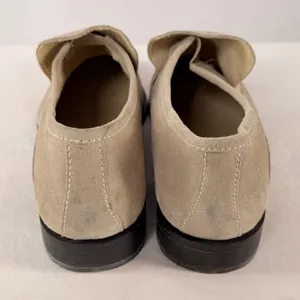 Free People Suede Pointed Toe Slip On Ankle Bootie in Taupe‎ Size 10 or 41 thumbnail 5