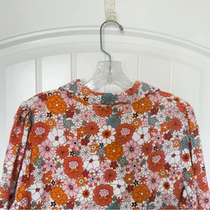 New Dokotoo Women’s Large V Neck Tiered Midi Floral Boho Dress Cottagecore thumbnail 9