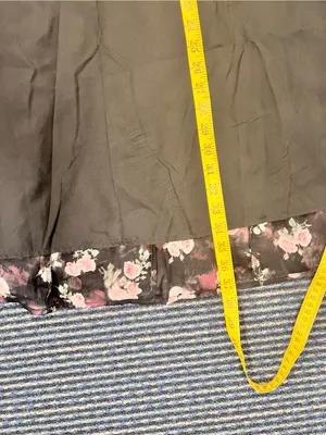 Lulu’s Carion Black Floral Ruffled Maxi Skirt thumbnail 9