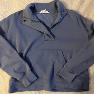 Hippie Rose Men's Zip Up Sweater in Blue thumbnail 1