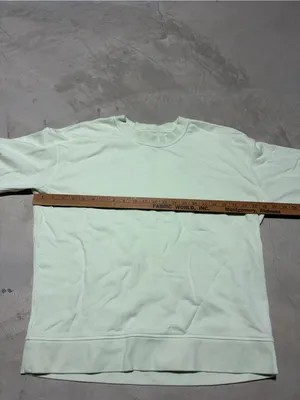 Lululemon perfectly oversized Light green Mint Crewneck Sweatshirt thumbnail 6