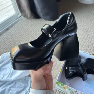 Jeffery Campbell Black Chunky Heels thumbnail 3