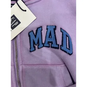 Madhappy x Gap Set Cropped Hoodie and Straight Sweatpants Size S Wisteria Purple thumbnail 4