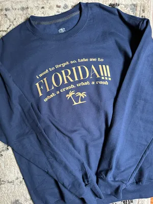 Florida!!! Sweatshirt Blue Size L thumbnail 3