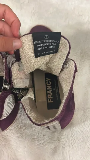 Maroon golden goose high tops  thumbnail 3