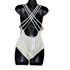 Antiqua Swim NWT Size Large One Piece Stretch Deep‎ V Beach Pool Travel Swimsuit thumbnail 2
