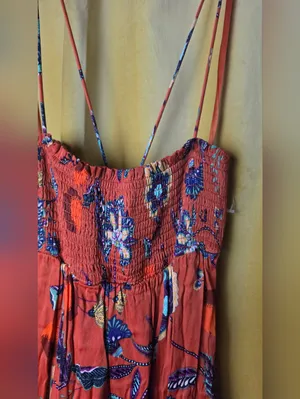 Anthro/ Maeve Floral Cross-Back Maxi Dress thumbnail 4