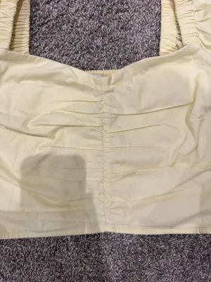 Abercrombie Yellow Crop Top thumbnail 2