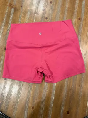Lululemon Align High-Rise Pink Athletic Shorts 4" Raspberry Coulis Women Size 14 thumbnail 5