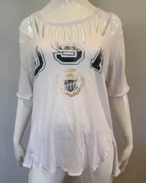 Free People All Tore Up USA T-Shirt thumbnail 1