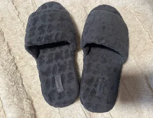 Skims charcoal grey spa Terry slippers thumbnail 2