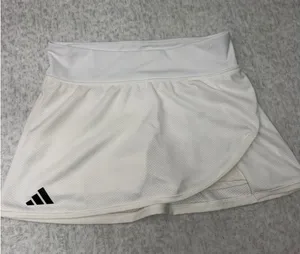 Adidas Club Tennis Skirt White‎ AeroReady Mesh Skort Womens Size M HS1455 thumbnail 1
