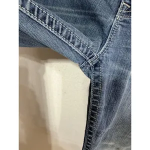 Miss Me Mid-Rise Easy Boot Jeans Size 33 Blue Embellished Denim Y2K Style Cotton thumbnail 10