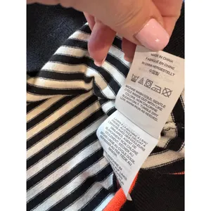 J Crew Striped Knit Sleeveless‎ Sweater Vest Top M Navy Academia Nautical Breton thumbnail 5