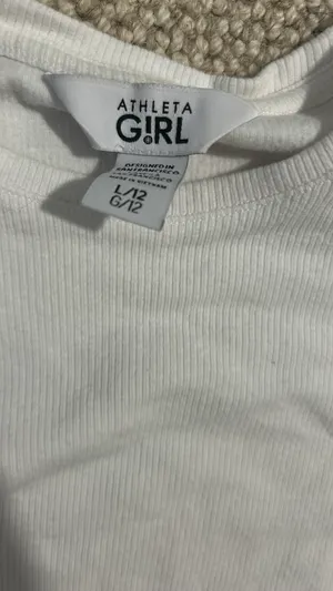 Athleta White long sleeve top thumbnail 2