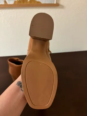 Brown platform Booties Size 7 thumbnail 3