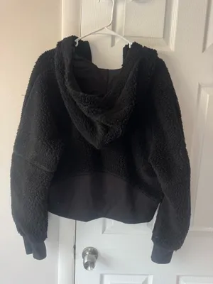 Lululemon Black Sherpa 1/4 zip thumbnail 2