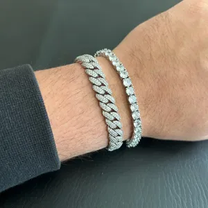 Moissanite Tennis Bracelet VVS1 5mm 7 Inches Silver Brand New thumbnail 6