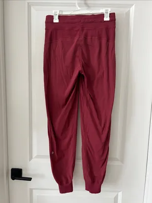 Lululemon Dance Studio Mid-Rise Jogger Full Length - Bergundy thumbnail 6