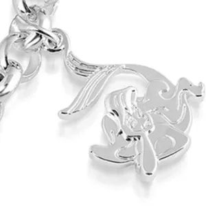 Disney Couture Little Mermaid 14K White Gold Plated Ariel Charm thumbnail 3