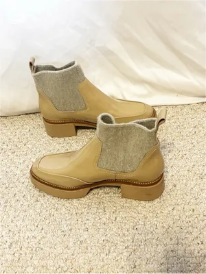 Dolce Vita Saline H2O Waterproof Platform Booties in the color dune size 9.5 thumbnail 6
