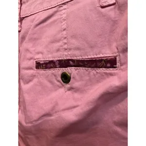 April Cornell Pink Sun Bleached Dye Floral Trim Chino Pants‎ Women Size 30 Slim thumbnail 4