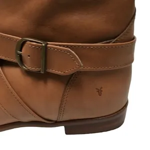 Vintage Frye tan leather pull‎ on riding boots 9 thumbnail 8