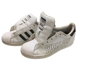 Adidas Girls Are Awesome white sneakers size 6 SKU 1112 thumbnail 1