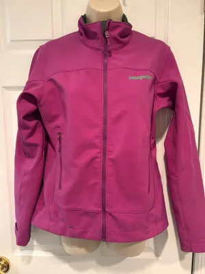 Patagonia Womens Small Polartec Soft Shell Jacket‎ Pink Hiking Outdoor 83395 thumbnail 1