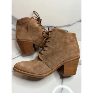 Sofft Women's Brown Suede Lace-Up Corlea Boots Sz 7.5 Zipper Victorian Witchcore thumbnail 7