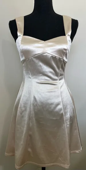 Windsor Satin Formal Mini Dress thumbnail 1