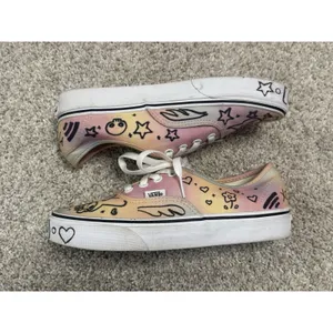 VANS Custom San Rio Kuromi My Melody Rainbow Tie Dye Low Top Skate Shoes Size 7 thumbnail 7