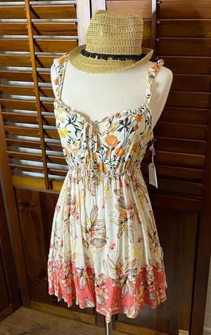 Coco + Jaimeson Bali Floral Babydoll Dress thumbnail 1